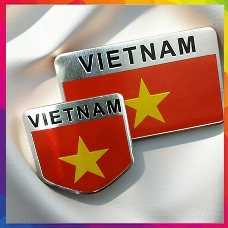 Tem nhôm cờ Việt Nam