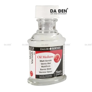 [DA ĐEN] Georgian Oil Matt Varnish Phủ Mờ Daler Rowney 75ml
