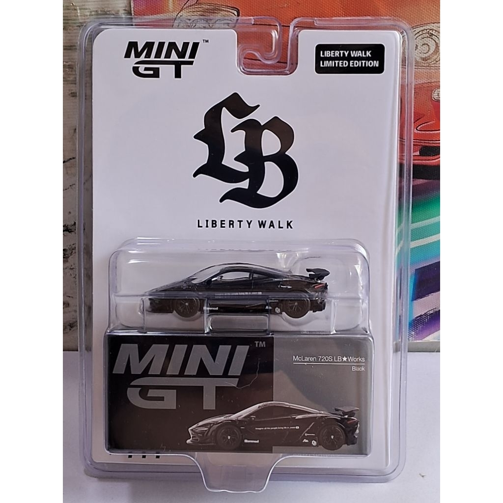 MINI GT 1/64 - MCLAREN 720S LB WORKS BLACK