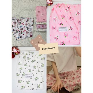 Quần Dài Hoạt Hình Ống Rộng Cạp Cao Nhiều Màu Họa Tiết Xinh Xắn