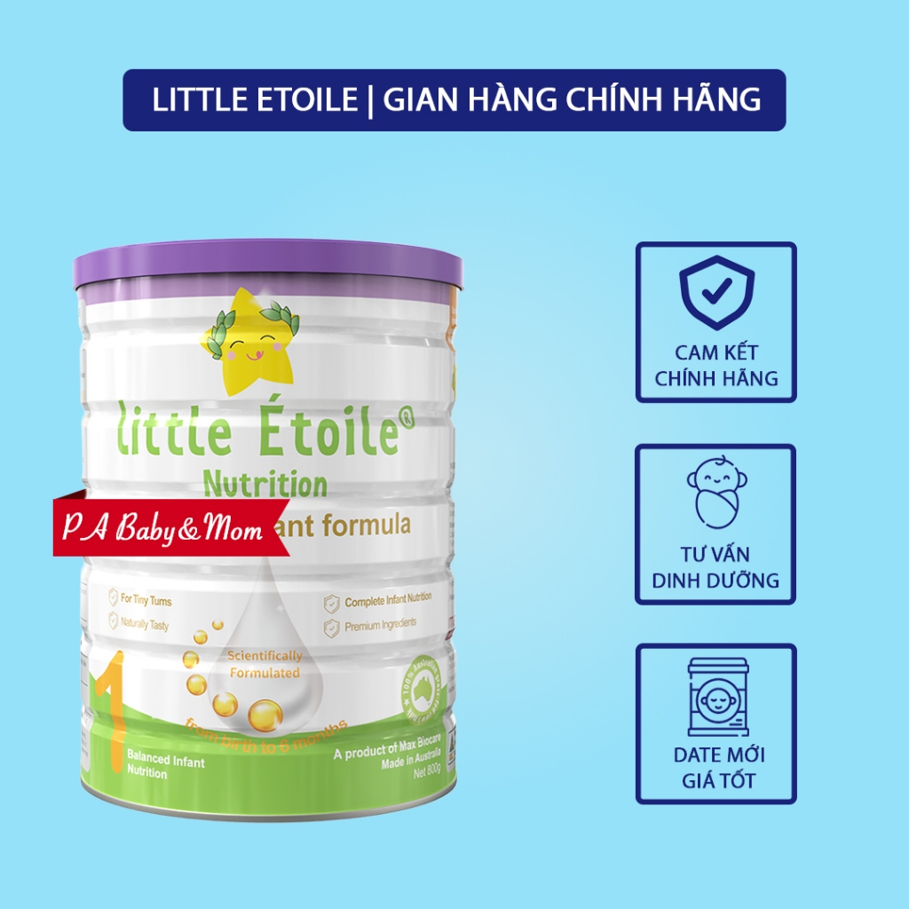 Sữa Ngôi Sao Nhỏ Little Étoile 800G - nhập khẩu chính hãng nguyên lon - có tem phụ