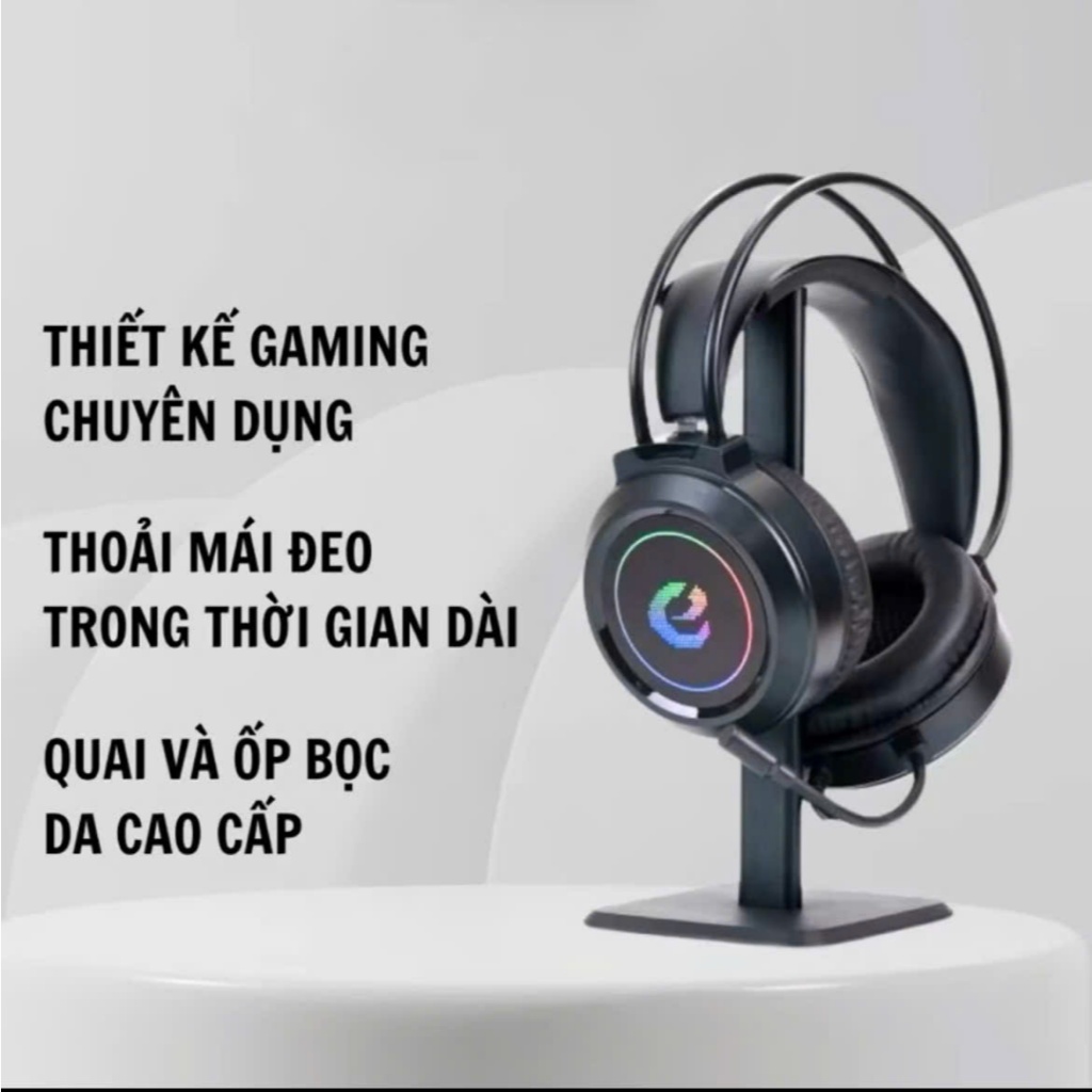 Tai Nghe Gaming BAK H5 Có Micro Đàm Thoại Dây USB Âm Thanh 7.1 LED RGB Bass Căng  BAK03 | BigBuy360 - bigbuy360.vn