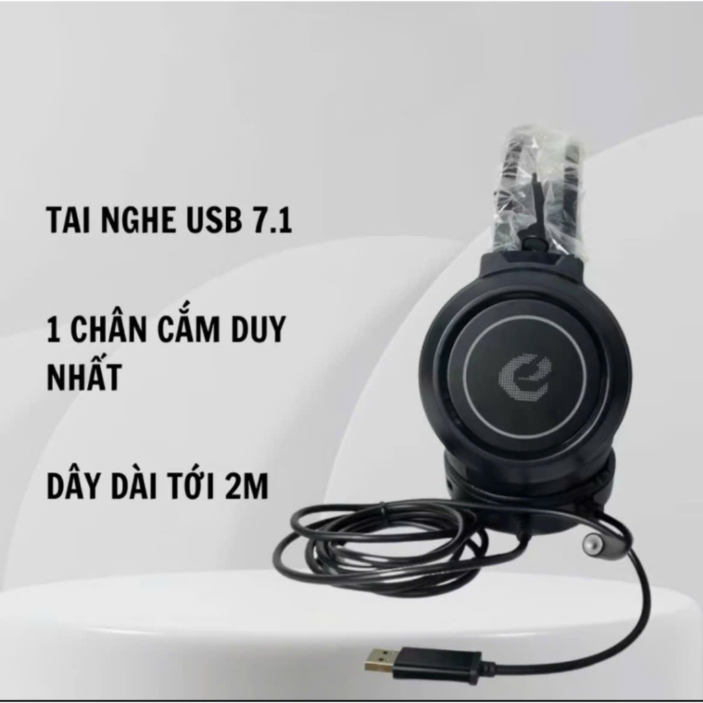 Tai Nghe Gaming BAK H5 Có Micro Đàm Thoại Dây USB Âm Thanh 7.1 LED RGB Bass Căng  BAK03 | BigBuy360 - bigbuy360.vn