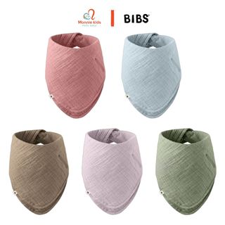 Yếm ăn dặm cotton organic Bibs Bandana Bib cho bé chất liệu vải cao cấp thấm hút tốt - Monnie Kids