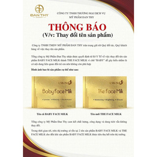 [RẺ VÔ ĐỊCH] Kem The face milk Đan Thy