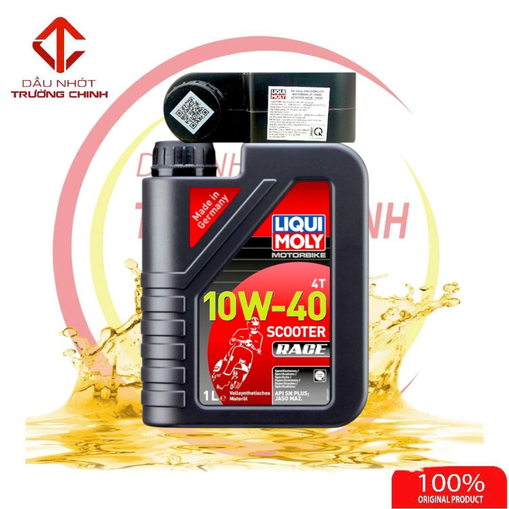 Nhớt Liqui Moly Scooter Race 10W40 1L  Tổng hợp 100% dành cho xe ga