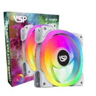  Fan case VSP V309 Led  Màu trắng  – Fan 12cm Led  Cắm Trực Tiếp Lên Nguồn 