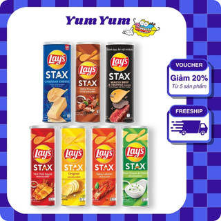   CHÍNH HÃNG  Bimbim Lays Ống Snack Khoai Tây Ống Lays 100g các vị - yumyum 