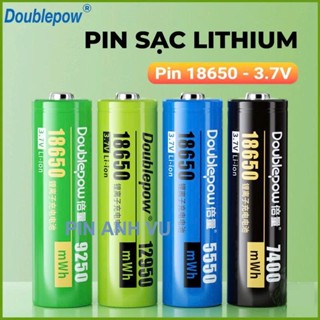  Pin sạc Doublepow 18650 3.7V 3000 mAh dòng xả cao dùng cho pin xe điện máy khoan nguồn dự phòng quạt cầm tay đèn pin 