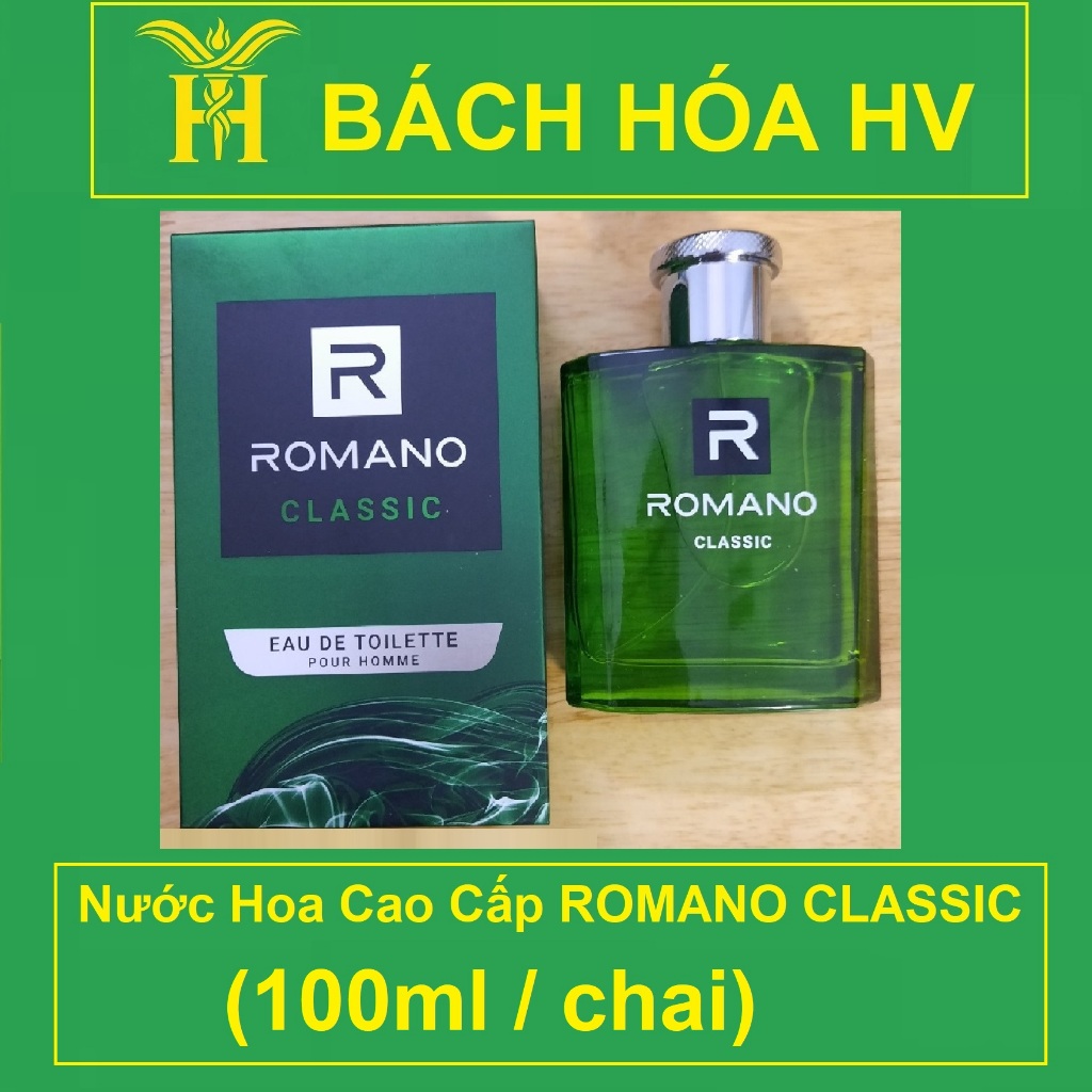 Nước hoa ROMANO 100ml (CLASSIC) - BACH HOA HV