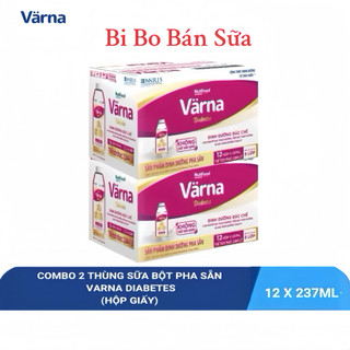 COMBO 2 Thùng 24 Hộp Sữa Bột Pha Sẵn Värna Diabetes 237ml (Hỗ Trợ Ổn Định Đường Huyết)