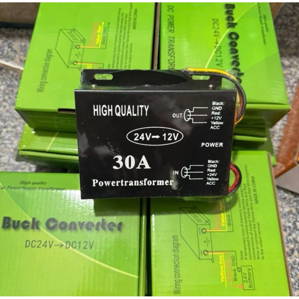 Bộ chuyển đổi nguồn 24v sang 12v