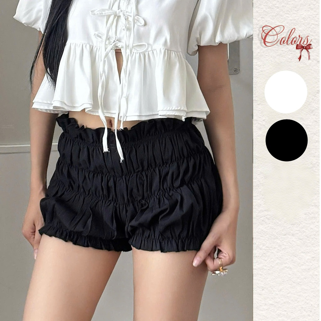 NAVIE - Quần đùi nhún LONLY thời trang nữ