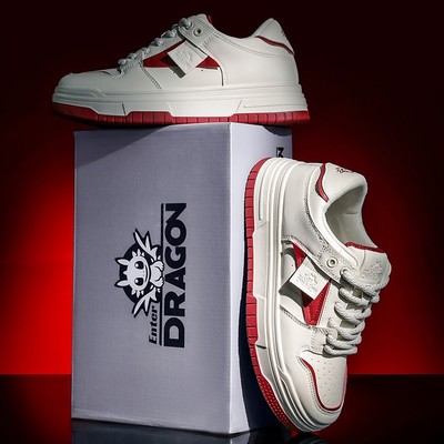 Giày thể thao sneaker nam nữ Enter Dragon De Monaco White Red 2026 ( Đi tăng lên 1 size so với size giày thông thường )