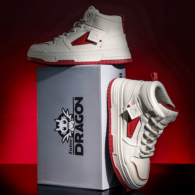 Giày thể thao sneaker nam nữ Enter Dragon De Monaco White Red 2026 ( Đi tăng lên 1 size so với size giày thông thường ) | BigBuy360 - bigbuy360.vn