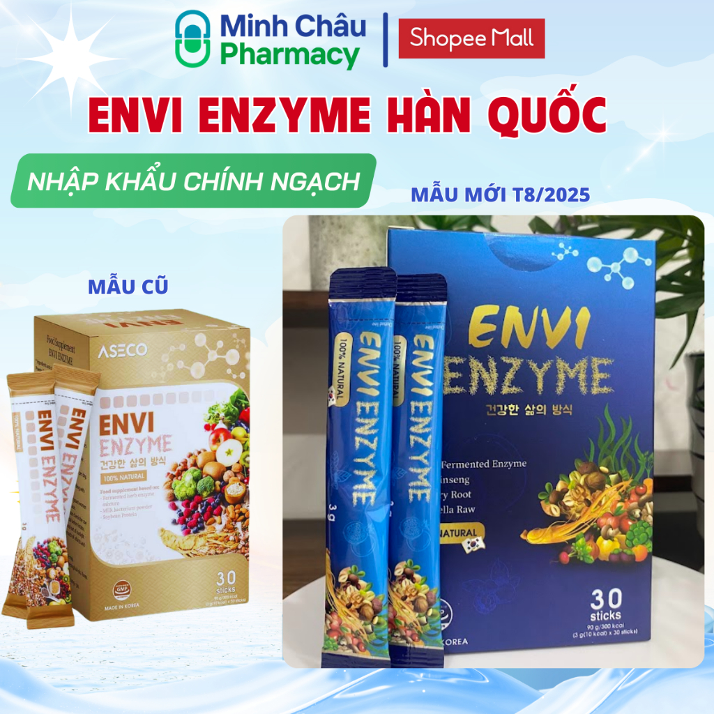  Thực Phẩm Bổ Sung Envi Enzyme Hàn Quốc JapaKids - Hỗ Trợ Tiêu Hóa Thanh Lọc Cơ Thể 