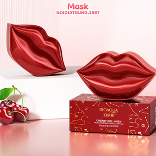    Hộp 20 Miếng   Mặt Nạ Dưỡng Môi Bioaqua Cherry Collagen 
