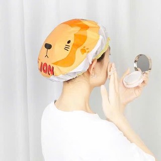 Mũ Tắm Trùm Tóc Đội Đầu Hoạt Hình Tránh Ướt Tóc - Nón Chụp Ủ Tóc Có Thun Siêu Dễ Thương Hình Thú