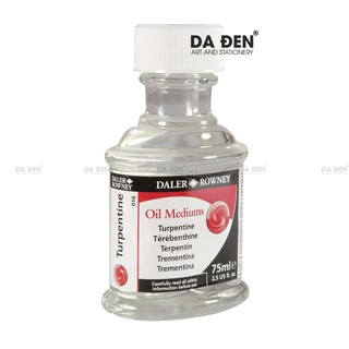 [DA ĐEN] Georgian Turpentine Oil Dầu Thông Pha Loãng Daler Rowney