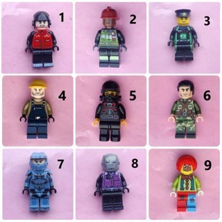 Minifigures City, Series, Chú Hề, Mini  Lính, Mini Công An, Mini Bộ Đội,Mini Công Nhân,Mini Thủy Thủ