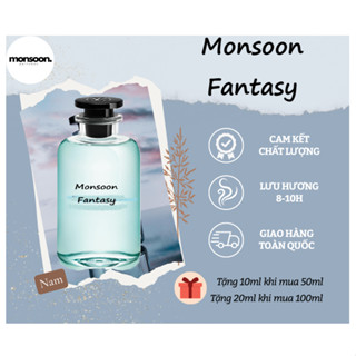 Nước hoa thủ công fantasy imagination EDP cao cấp Monsoon thơm lâu mùi cam trà dịu nhẹ mát mẻ mùa hè