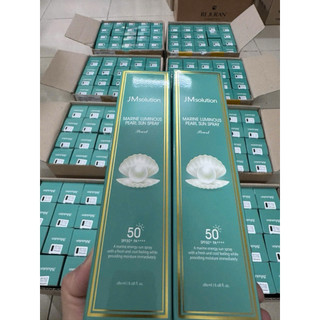 Thanh lý TL Xịt Chống Nắng JM Solution Luminous Sun Spray 180ml, xanh Ngọc trai, Hồng hoa Hồng