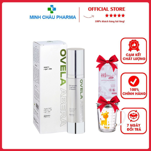 COMBO 2 HỘP Kem Rạn Da Ovela Abera - Hỗ Trợ Mờ Rạn Sau Sinh, Ngừa Rạn Mới Mẹ Bầu & Rạn Do Tăng Cân -