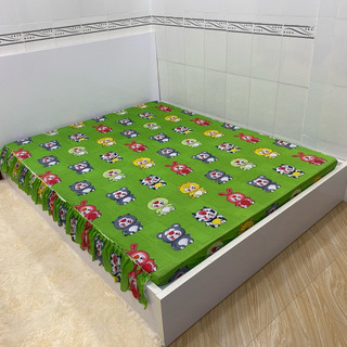 Ga nệm thun lạnh 1m6x2m có rèm phủ