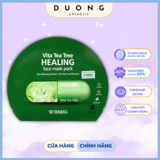  Lẻ 01 Miếng Mặt Nạ BNBG Tràm Trà Tea Tree Hỗ Trợ Làm Dịu Da Giảm Mụn 30ml 