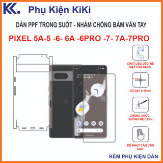 Miếng dán Ppf Google pixel 5/ 5a5g / 6a5g / 6 / 6pro / 7/  7pro/ 7a Dán tấm dán nhám chống bám vân tay, chống xước