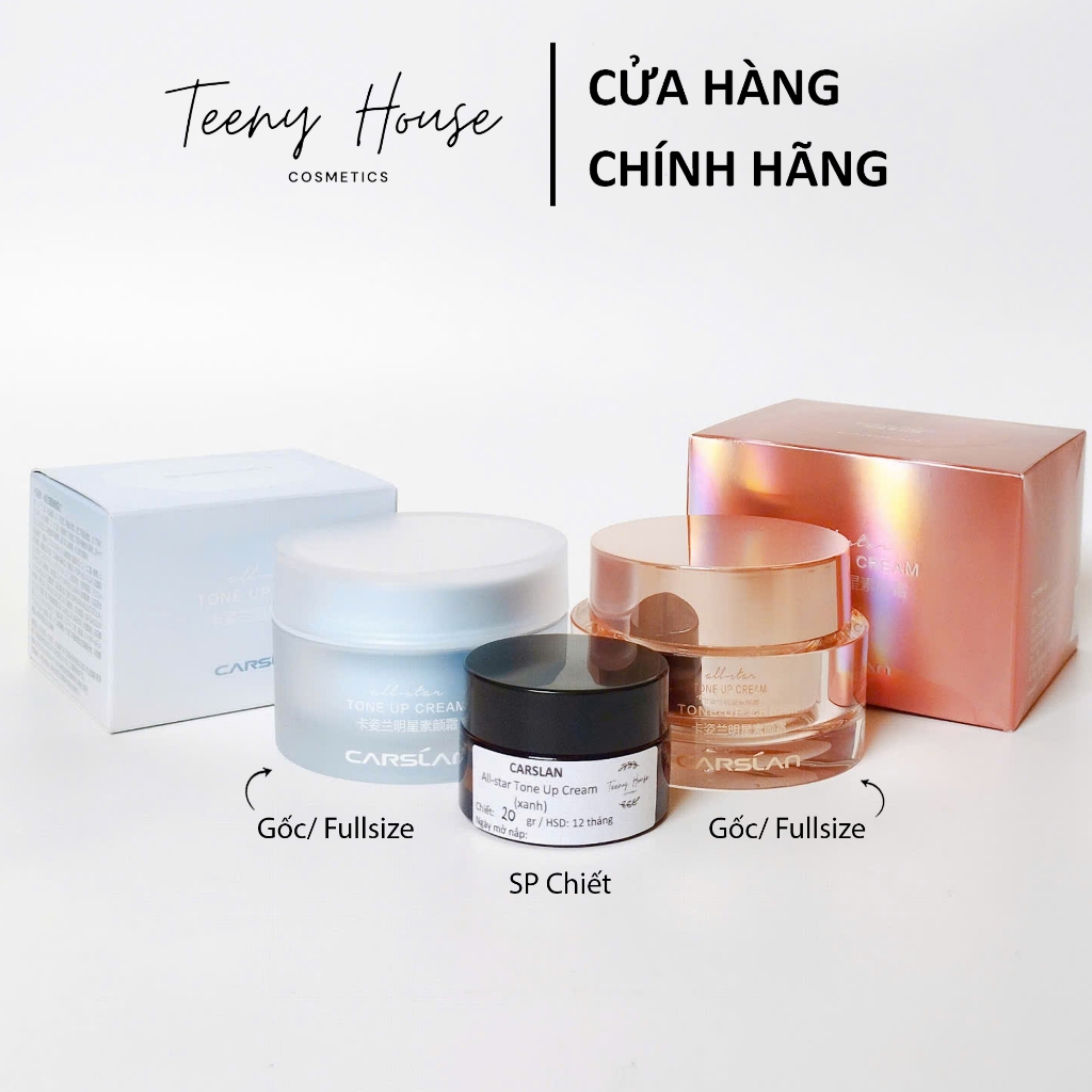 [Chiết-Minisize] Kem nâng tông Carslan kem lười trang điểm All Star Tone Up Cream