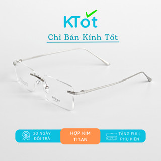  Gọng Kính Cận Không Viên TiTanium NiKon Thiết Kế Thanh Mảnh Đơn Giản Tinh Tế Cho Cả Nam Và Nữ #Ktot 