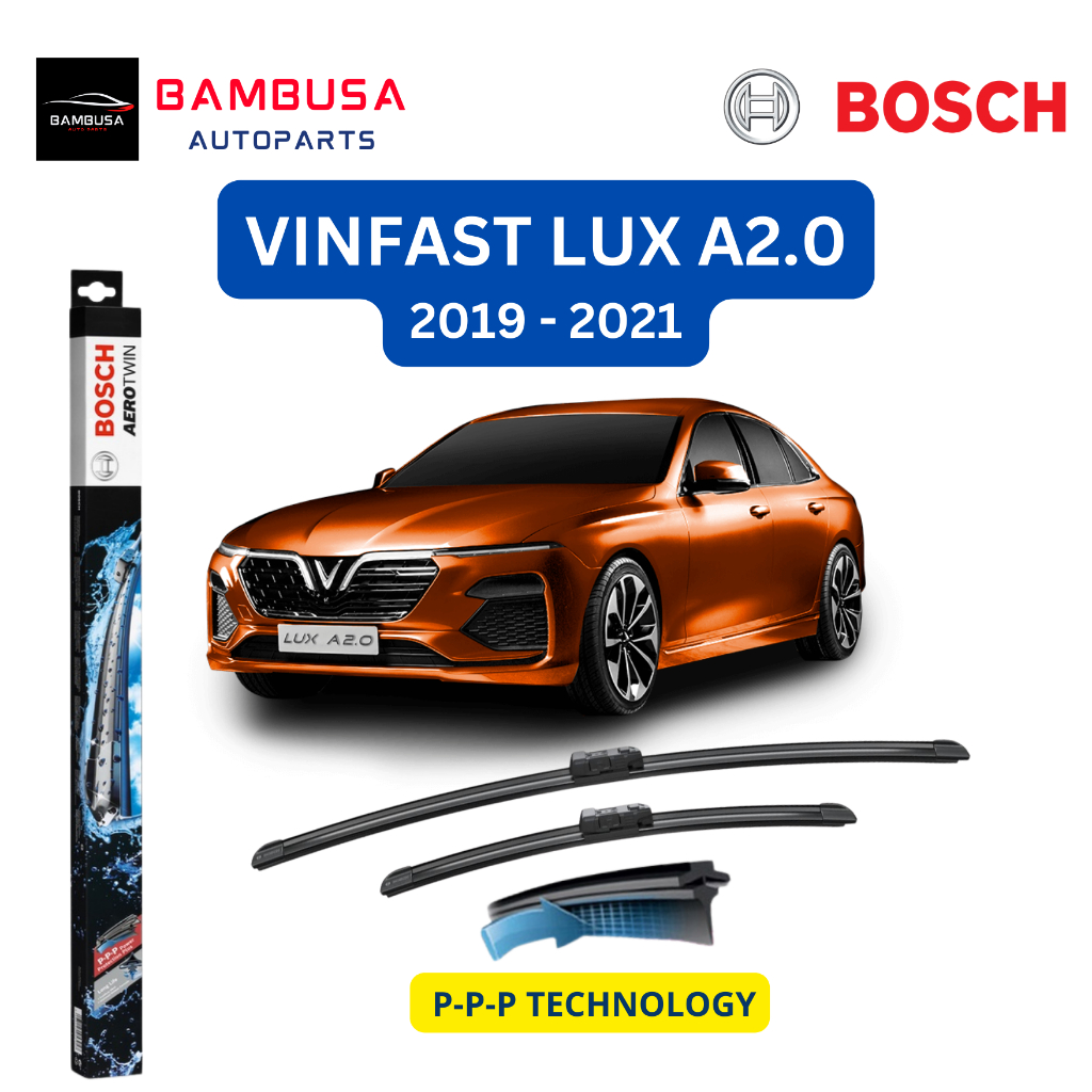 Bộ gạt mưa Vinfast Lux A2.0 - Bosch Aerotwin cao cấp