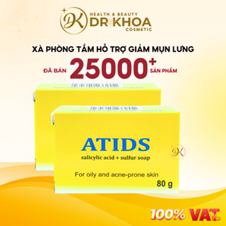 ATIDS Xà Phòng Tắm Giảm Mụn Lưng Body ATIDS Soap Bar 80g