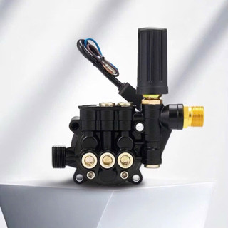 Bộ đầu bơm máy rửa xe mini kèm rơ le điện có chỉnh áp