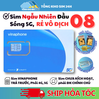  Sim Vinaphone Số Ngẫu Nhiên Giá Rẻ Chỉ 69k Sóng 5G Trả Trước Nghe Gọi  Chưa kích hoạt Phải ĐKCC  