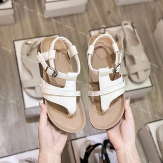 Dép Sandal Nữ MIDU NAMI Kẹp Ngón Quai Da Khóa Gài, Đế Trấu Êm Nhẹ 3 Màu 3 Phân