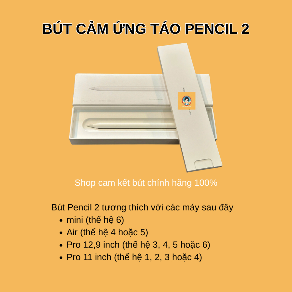Bút cảm ứng Pencil 2 chính hãng