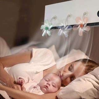 Quạt Tản Gió Điều Hòa Xoay 360 Độ – Bộ 3 Cái Giảm Gió Lạnh, Phụ Kiện Máy Lạnh Cho Mẹ Bé, Người Già