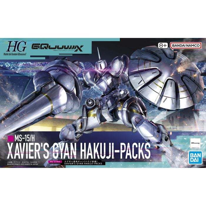 Mô Hình Lắp Ráp HG 1/144 XAVIER'S GYAN HAKUJI-PACKS BANDAI 4573102685940