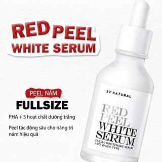 [White peel] Serum hỗ trợ dưỡng trắng giúp giảm và giúp mờ thâm sạm Red Peel White Serum So Natural 11ML/35ML