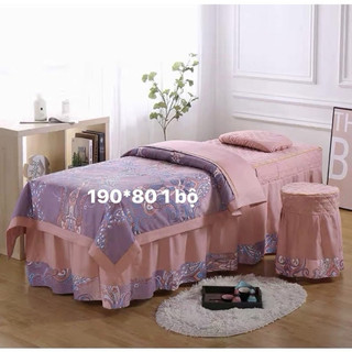 Ga bọc giường spa 4 chi tiết hàng sẵn