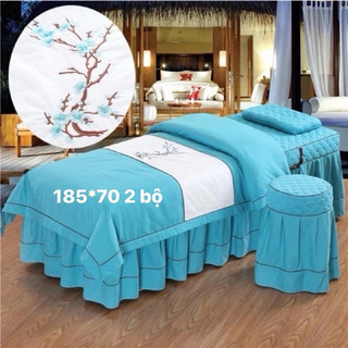 Ga bọc giường spa 4 chi tiết hàng sẵn