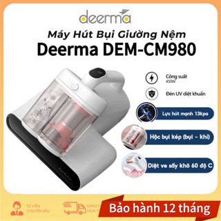 Máy hút bụi giường nệm Deerma CM980 có tia UV diệt khuẩn 99,99% lực hút 13Kpa