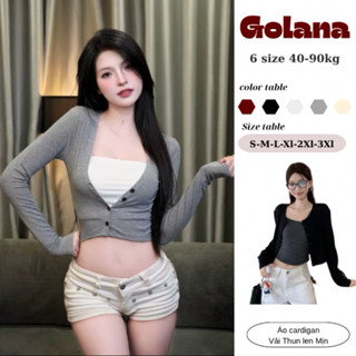  Áo khoác cardigan trơn nhiều màu form vừa - Khoát len tăm mùa thu đông kiểu bánh bèo tiểu thư hotgirl đẹp- AK50 