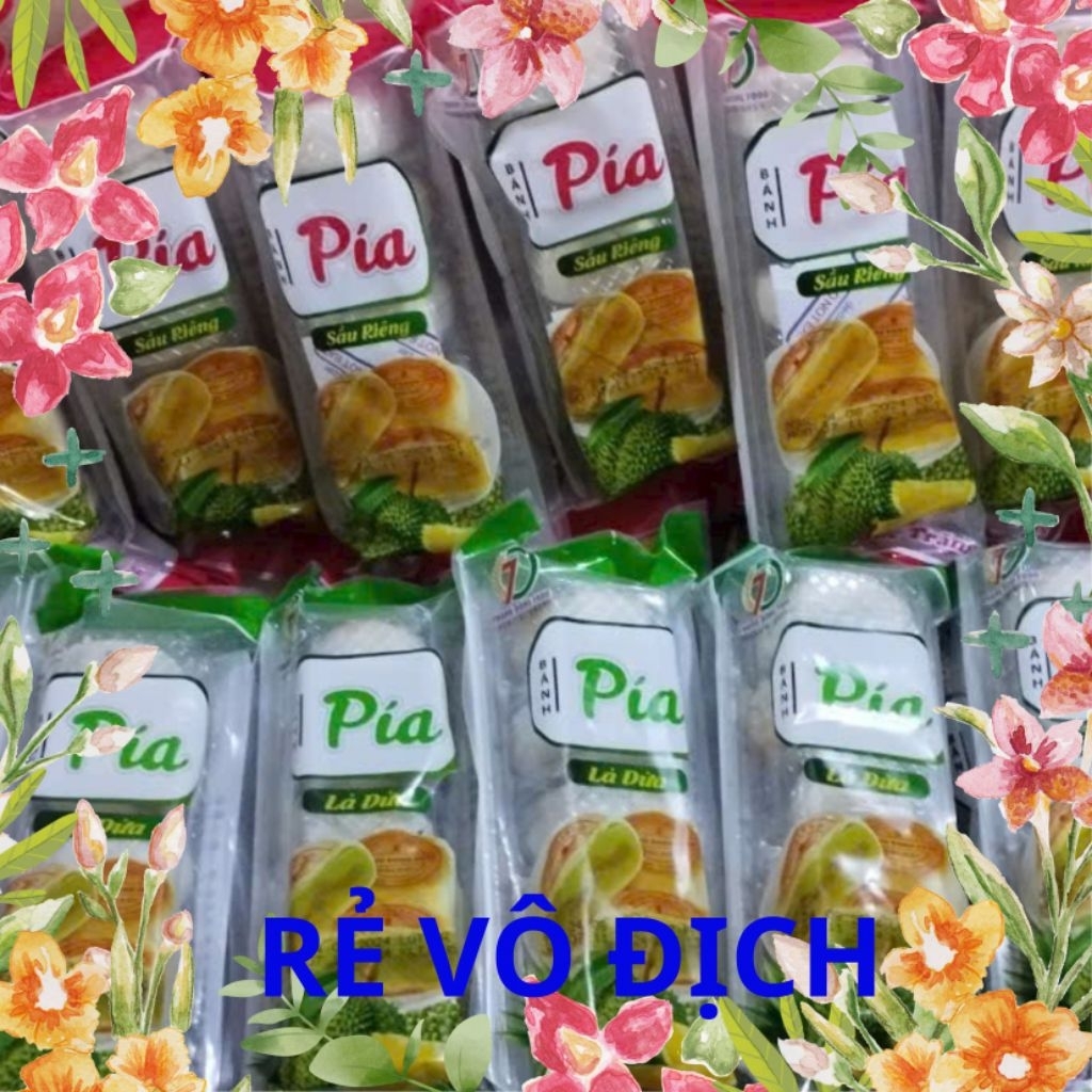 [BUÔN SỈ RẺ] Combo 10 PÍA MINI 3 VỊ NGON RẺ Bịch 5 bánh