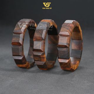 Vòng Tay Gỗ Bách Xanh Chìm Nước Bản Lách 15x15mm, 18x18mm chất gỗ già, thơm tự nhiên | Vua Vòng Gỗ