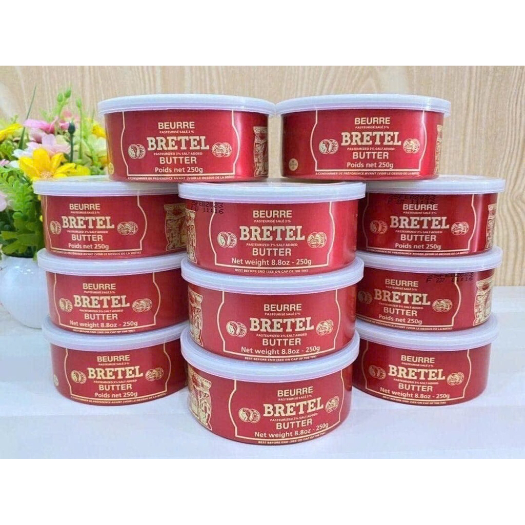 [Date T3/2027] Bơ Pháp BRETEL 250g - Pháp - Độ mặn 3% (Hàng có sẵn)