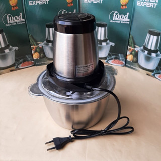 Máy Xay Thịt, Xay Tỏi Ớt - Máy Xay Năng Dung Tích 2L, Cối Inox 304