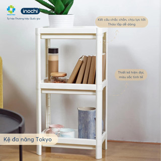  Kệ nhựa đa năng inochi đựng sách mỹ phẩm kệ nhà tắm kệ bếp kệ gia vị khay có lỗ thoát nước inochi store hcm 